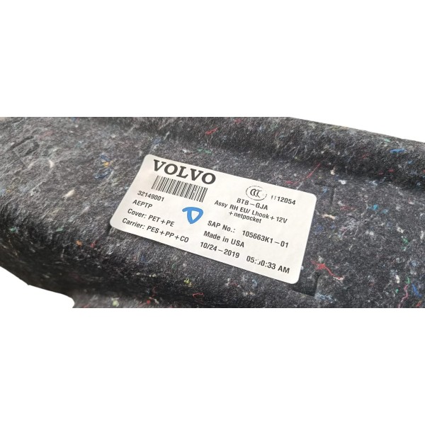 Forração Porta Malas Lado Direito Volvo S60 2020