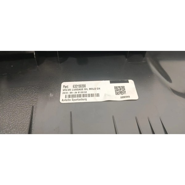 Soleira Porta Malas Volvo S60 2020 Preto