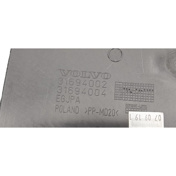 Capa Lado Esquerdo Do Túnel Central Volvo S60 Híbrido 2020