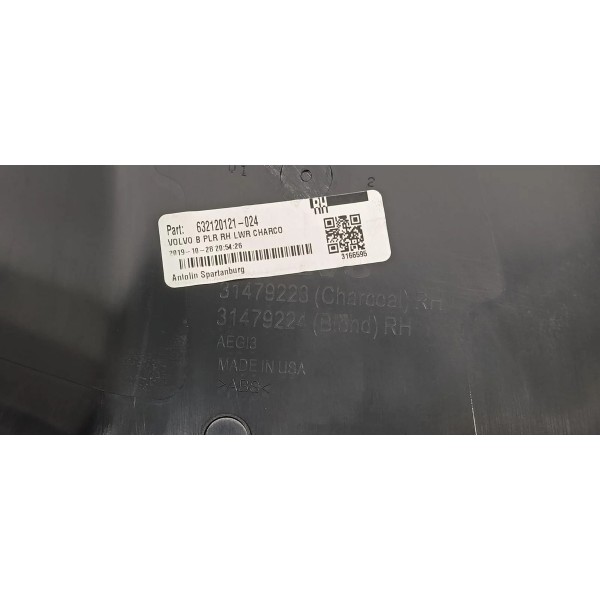 Acabamento Inferior Coluna Central Ld Dir Volvo S60 2020