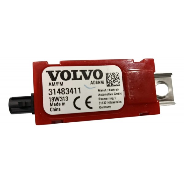 Módulo Amplificador Antena Traseira Volvo S60 2020 Vermelho