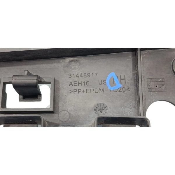 Suporte Spoiler Dianteiro Direito Volvo S60 Híbrido 2020 Preto