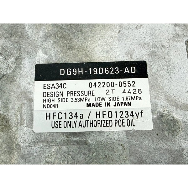 Compressor Ar Condicionado Elétrico Ford Fusion 2017