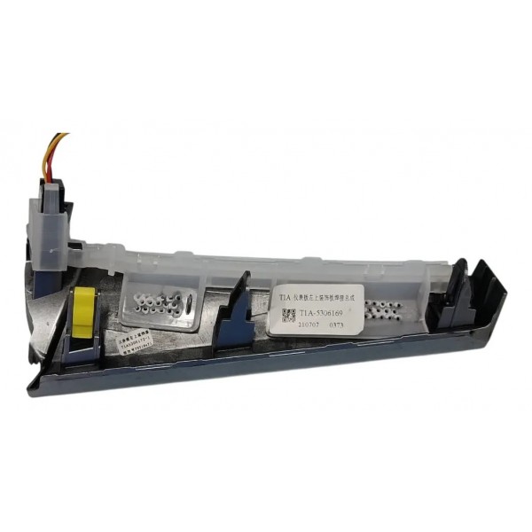 Acabamento Moldura Esquerda Do Painel Chery Tiggo 8 2021 Cinza-escuro Animal Print