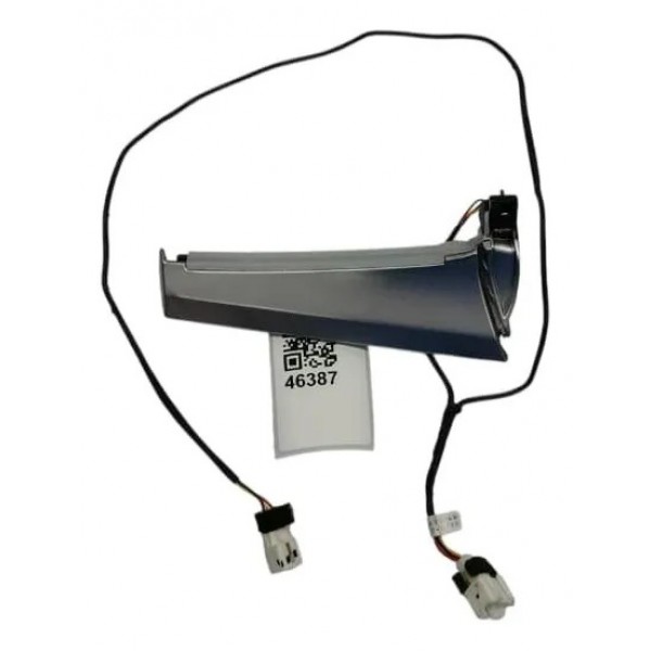 Acabamento Moldura Esquerda Do Painel Chery Tiggo 8 2021 Cinza-escuro Animal Print