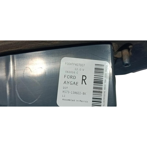 Lanterna Lado Direito Porta Malas Ford Fusion Hybrid 2017 Direito/passageiro Vermelho