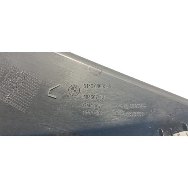 Acabamento Painel Lado Esquerdo Bmw G20 320i 2021 Preto Animal Print