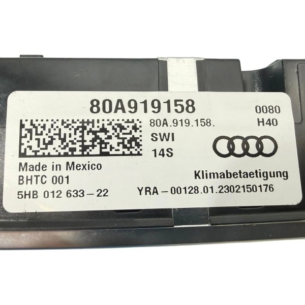 Comando Climatização Console Audi Q5 2.0 Híbrido 2023