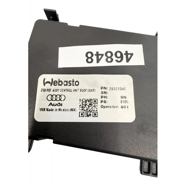 Módulo Controle Teto Solar Audi Q5 2.0 Híbrido 2024
