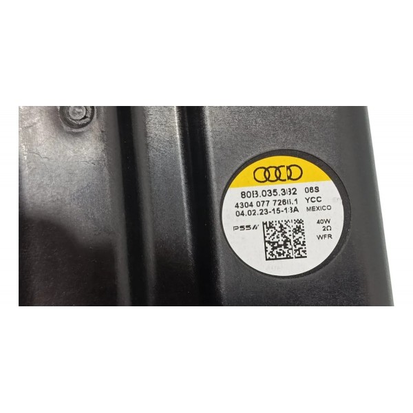 Alto Falante Audi Q5 2.0 Híbrido 2023 80b035382 Preto