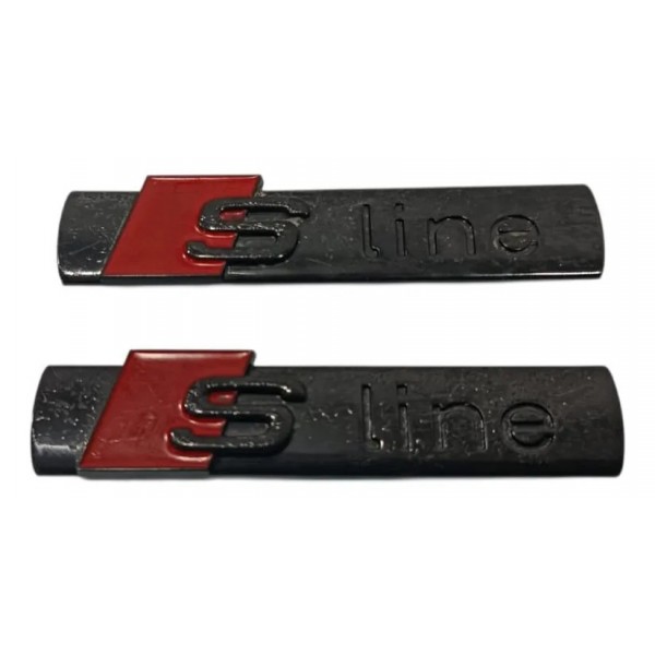 Conjunto Emblema S Line Audi Q5 2.0 Híbrido 2023 Preto