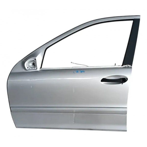 Porta Dianteira Esquerda Com Acessórios Mercedes C200 2006 Dianteira Esquerda Prateado