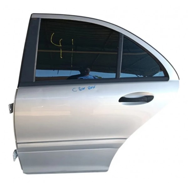 Porta Traseira Esquerda Mercedes C200 2006 Traseira Esquerda Preto