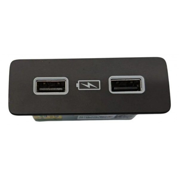 Tomada Usb Dupla Honda Civic Touring Hev 2024 Preto