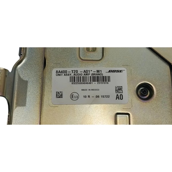 Módulo Amplificador De Rádio Honda Civic Touring Hev 2024 Cinza