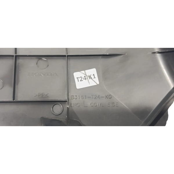 Moldura Soleira Esquerda Honda Civic Touring Hev 2024 Preto