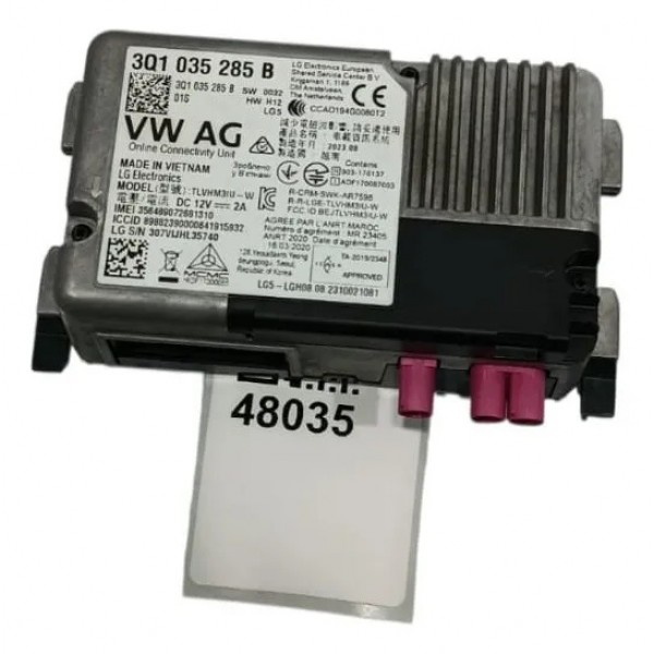 Módulo Controle Online Audi Q3 2020