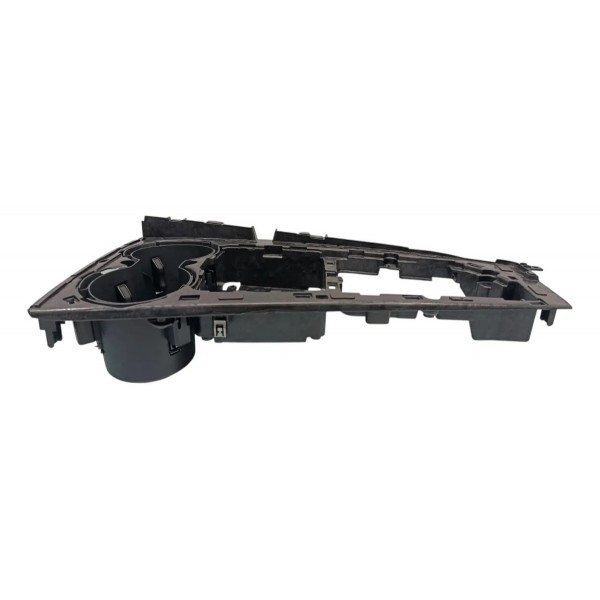 Moldura Porta Copos Console Central Audi A4 2018 Preto