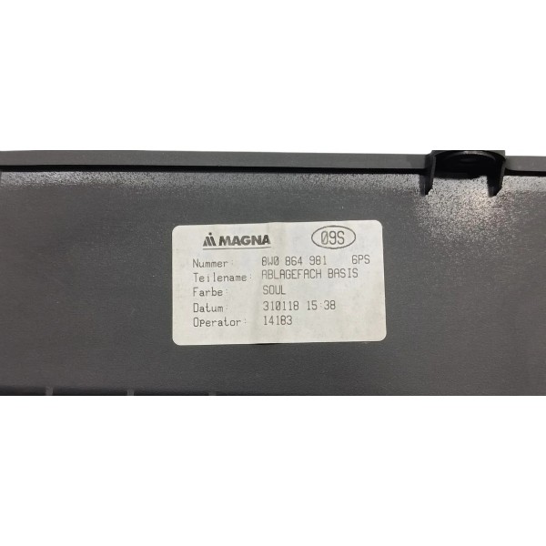 Porta Objeto Console Audi A4 2018