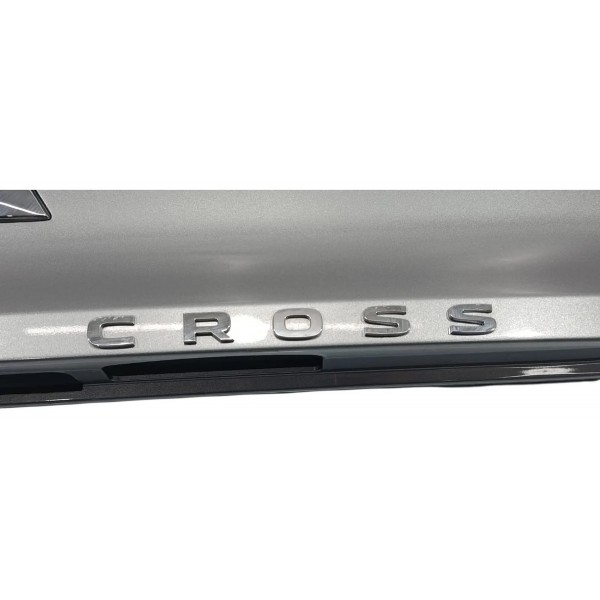 Aplique Tampa Traseira Mitsubishi Eclipse Cross 1.5 2025 Prateado