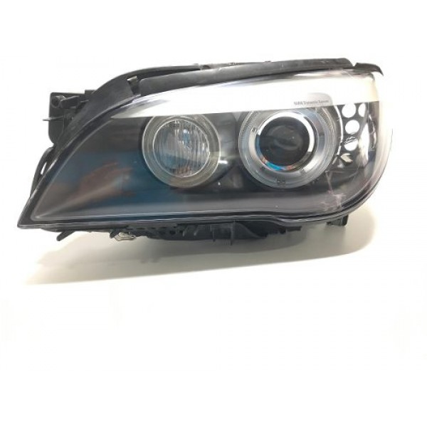 Farol Esquerdo Bmw Serie 7 2010 7182149 Usado Sem Tampas