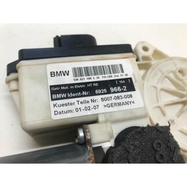 Motor Maquina De Vidro Traseiro Direito Bmw X3 2007 6925966 