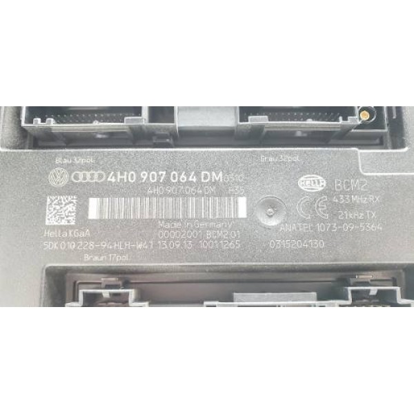 Módulo Bcm Vw Touareg 4.2 V8 2014 4h0907064dm