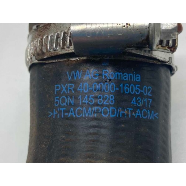 Mangueira Intercooler Vw Tiguan 2.0 Tsi 2018 5qn145828