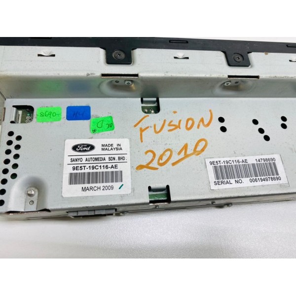 Display Computador Bordo Ford Fusion 2010 9e5t-19c116-ae