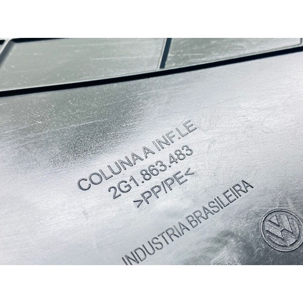 Acabamento Inferior Esquerdo Vw Nivus 1.0 Tsi 2021 2g1863483