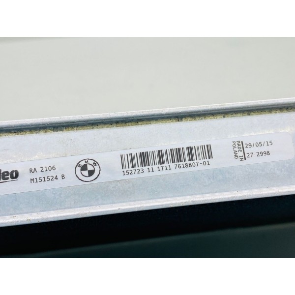 Radiador Água Bmw 120 F20 2016 Cód. 7618807
