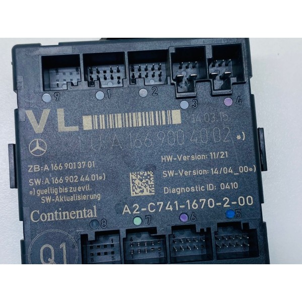 Módulo Porta Dianteira Esq Mercedes A200 2015 N. A1669004002