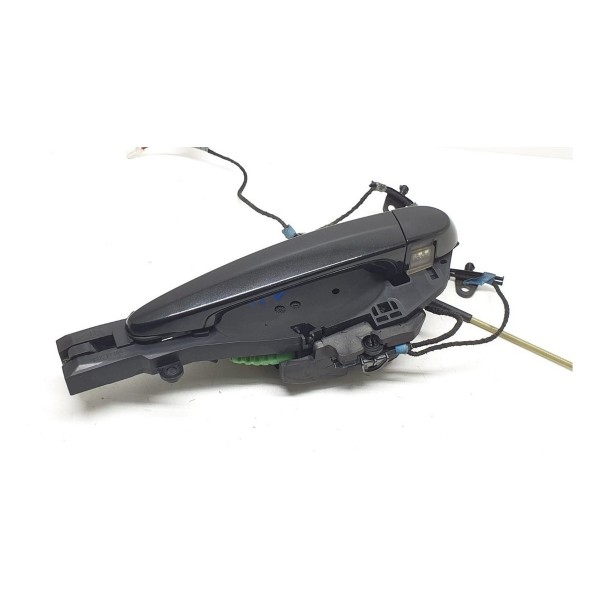 Maçaneta Externa Traseira Esquerda Completa Bmw X3 F25 2014 - Preto