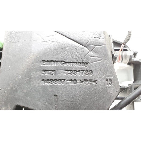 Maçaneta Externa Traseira Esquerda Completa Bmw X3 F25 2014 - Preto