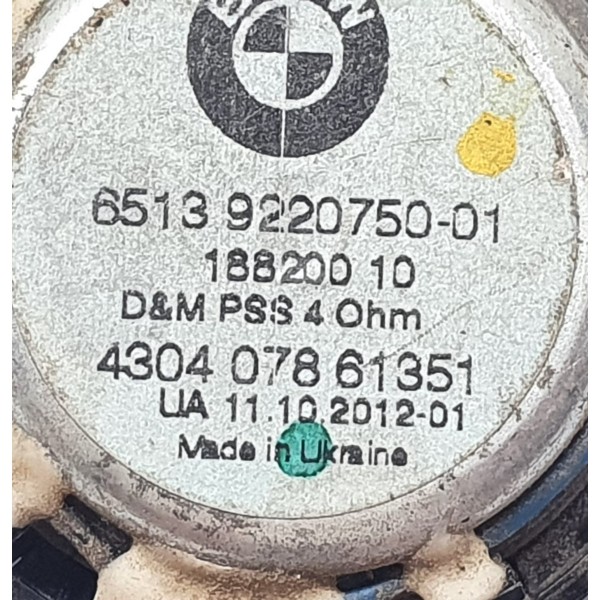 Tweeter Alto Falante Bmw X3 F25 2014 Cód. 65139220750