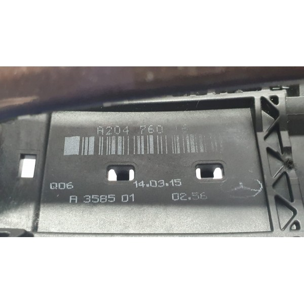 Maçaneta Traseira Direita Mercedes Benz A 200 2015 A20476016 Marrom