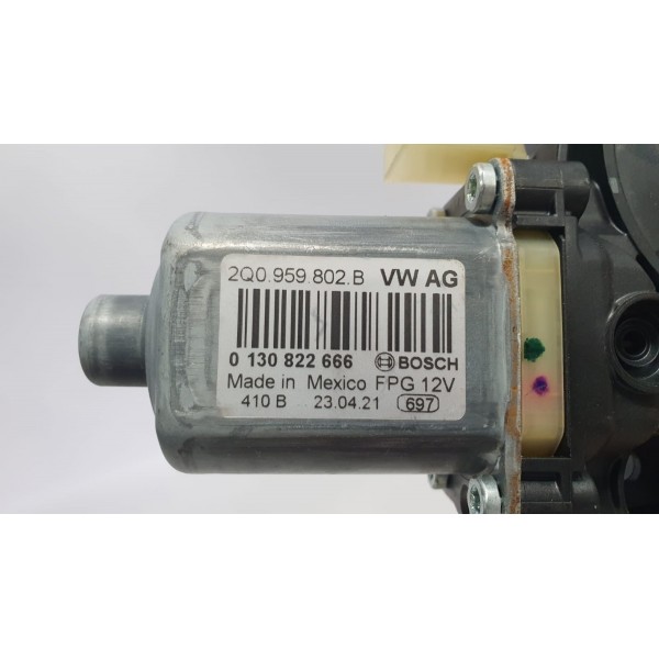 Motor Máquina Vidro Diant Esquerda Vw Taos 1.4 250 Tsi 2022