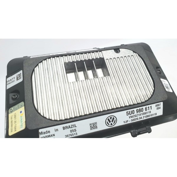 Base Carregador Wireless Vw Taos 1.4 250 Tsi 2022 5u0980611 Preto