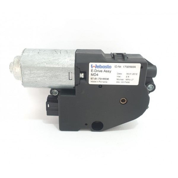 Motor Teto Solar Bmw 320i F30 2015 Cód 67617316536