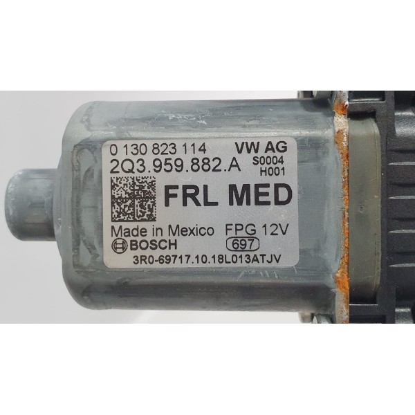 Motor Máquina Vidro Dianteira Direita Vw Polo Highline 2020