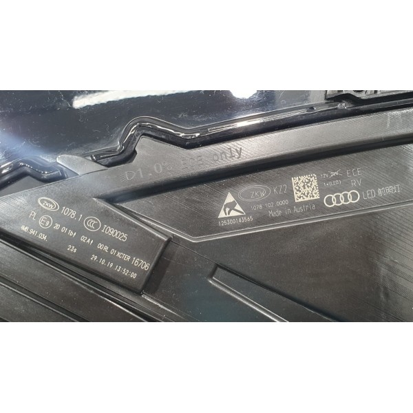 Farol Lado Direito Audi Q8 3.0 Hybrid 2020 Cód. 4m8941034