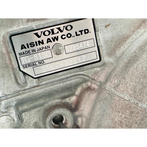 Transmissão Automática Volvo Xc90 T8 Hybrid 2022 Th-81sd