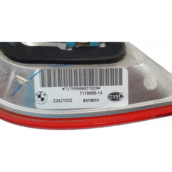 Lanterna Tampa Lado Direito Bmw X6 E71 2011 717998814 Vermelho