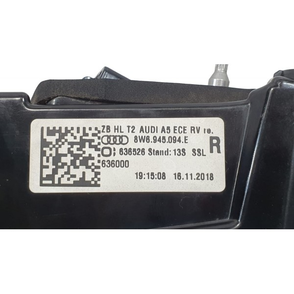 Lanterna Tampa Lado Direito Audi A5 2019 8w6945094e