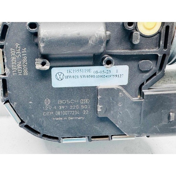 Motor Limpador Parabrisa Vw 07-11 1k1955119e