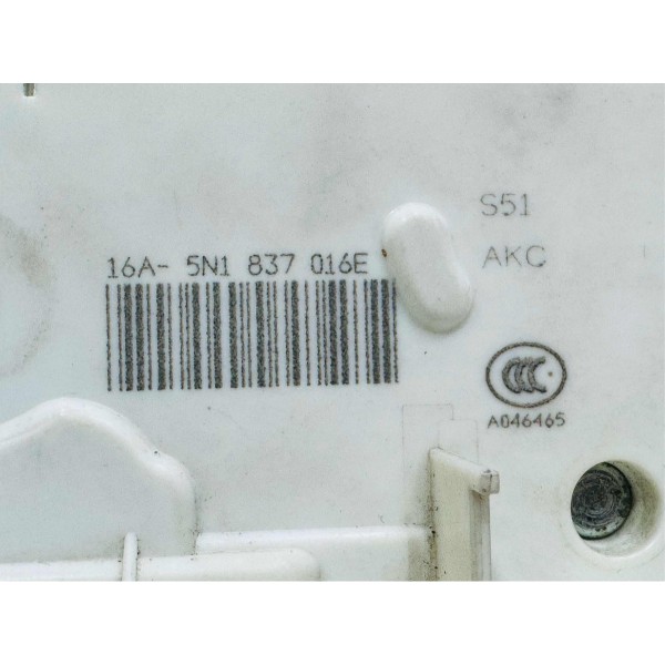 Fechadura Dianteira Direita Vw Amarok 5n1837016e