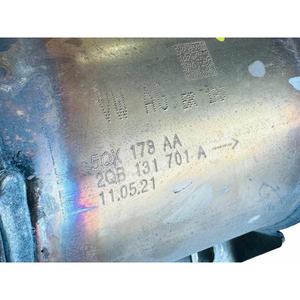 Catalisador Vw Nivus T-cross 2020 1.0 2qb131701a