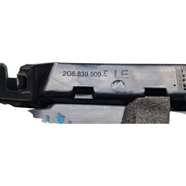 Moldura Acabamento Porta Traseira Esq Vw Nivus Highline 2022