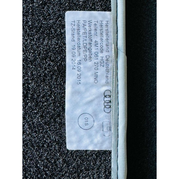 Jogo De Tapetes De Veludo Audi Q5 2009-2016 Original