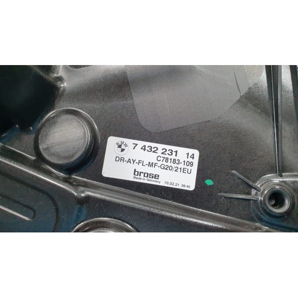 Máquina De Vidro Dianteira Esquerda Bmw 320i M Sport 2022